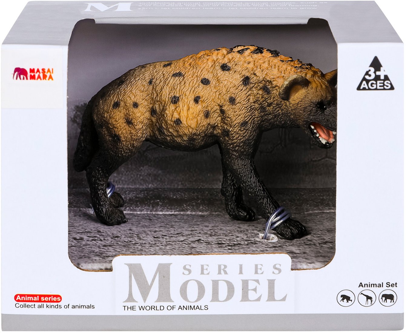 Фигурка Masai Mara Мир диких животных. Пятнистая гиена MM211-164
