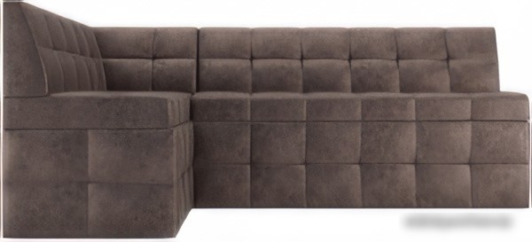 Угловой диван Мебель-АРС Атлантис левый 190x84x120 (серо-шоколадный Star Velvet 60 Cofee)