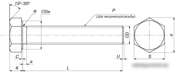 Набор болтов ЕКТ VZ011571 (50 шт)