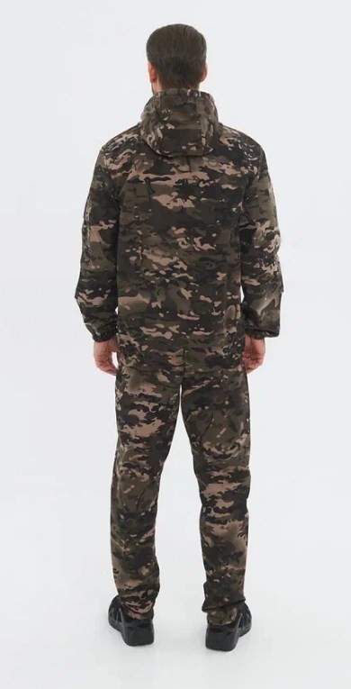 Костюм Huntsman Стрелок летний Сорочка смесовая Черный мультикам (р-р 48-50/170-176)