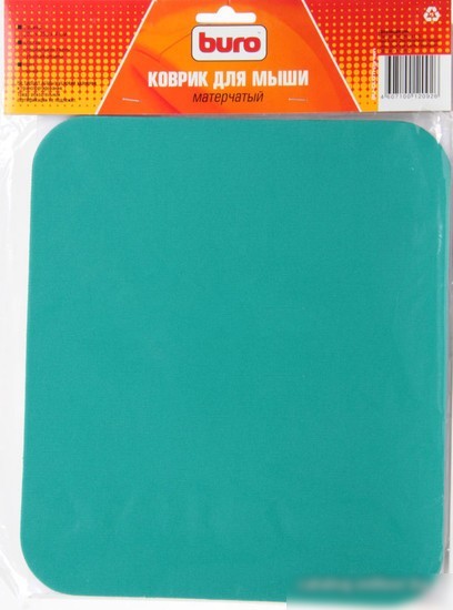 Коврик для мыши Buro BU-CLOTH/green матерчатый