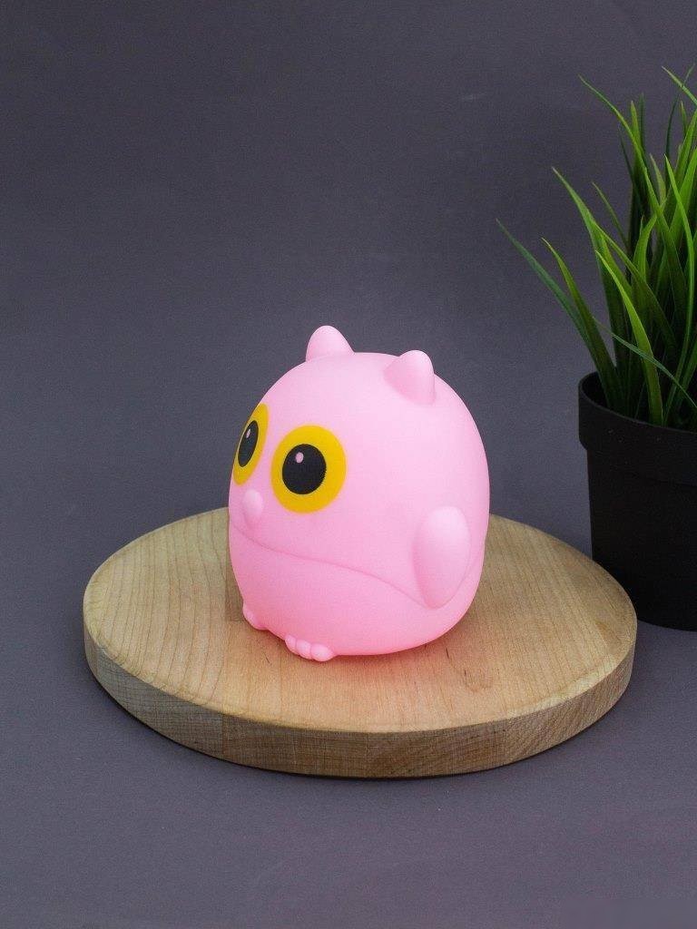 Ночник ILikeGift Little owl 149-009-02 (розовый)