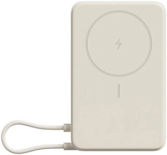 Внешний аккумулятор Xiaomi Magnetic Power Bank with Built-in Stand WPB1007Z 10000mAh (бежевый, международная версия)