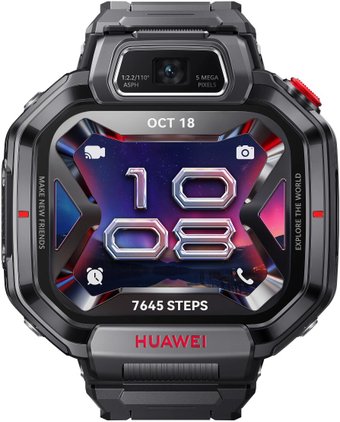 Детские умные часы Huawei Watch Kids X1 Pro (черный, с черным ремешком, международная версия)