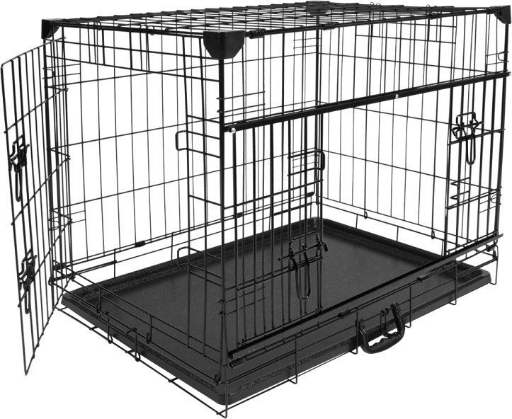 Клетка Duvo Plus Pet Kennel Ninja Medium 11640/DV (черный)