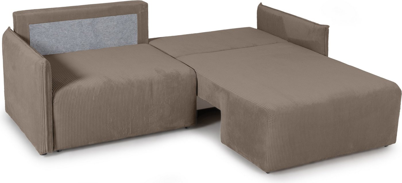 Угловой диван Mio Tesoro Boxwel 418 Б-1.5ек-1.5пфек-Б (коричневый 932)