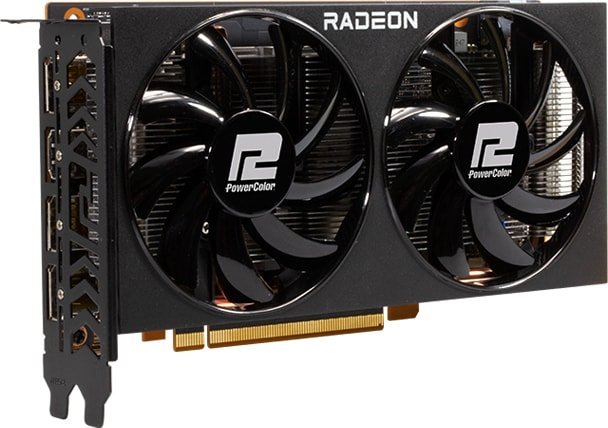 Видеокарта PowerColor Fighter Radeon RX 6600 8GB GDDR6 AXRX 6600 8GBD6-3DH