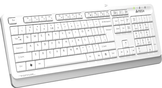 Клавиатура A4Tech Fstyler FKS10 (белый/серый)
