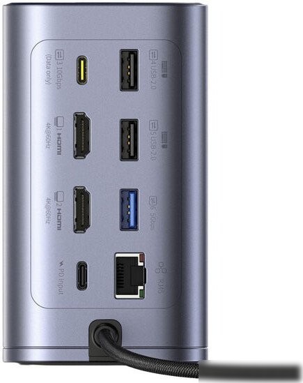 Док-станция Baseus Nomos NU1 Air Win 12-in-1 Docking Station B00568103813-00