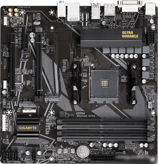 Материнская плата Gigabyte B550M DS3H (rev. 1.5)