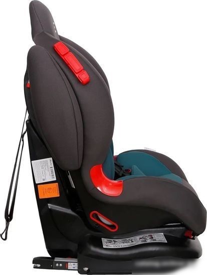 Детское автокресло Еду-Еду KS 525 Isofix (темно-серый/темно-бирюзовый)