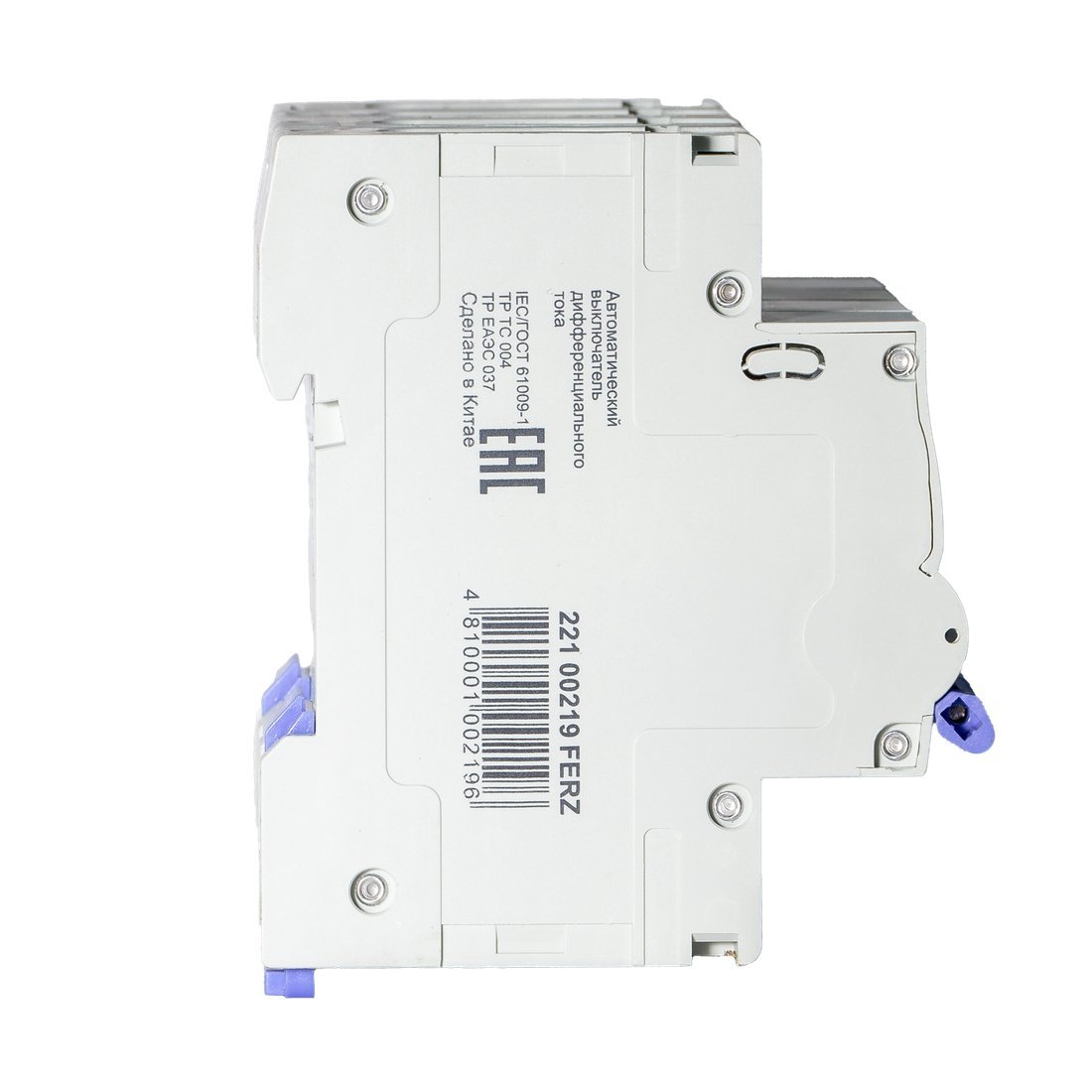 Дифференциальный автомат Dr.Ferz FMO-EL-3P+N 10A 30mA 6kA AC C 4M 22100219FERZ