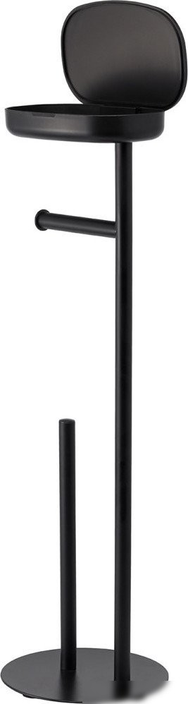 Держатель для туалетной бумаги и ершика Bergenson Bjorn Slim BB0000944 (черный)