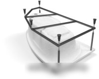 Каркас Cersanit Joanna 160 New / K-RW-JOANNA160