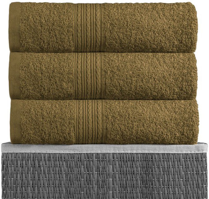 Полотенце Bayramaly 70x140 (темно-оливковый)