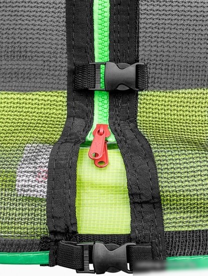 Батут Alpin 4.90 м с защитной сеткой и лестницей