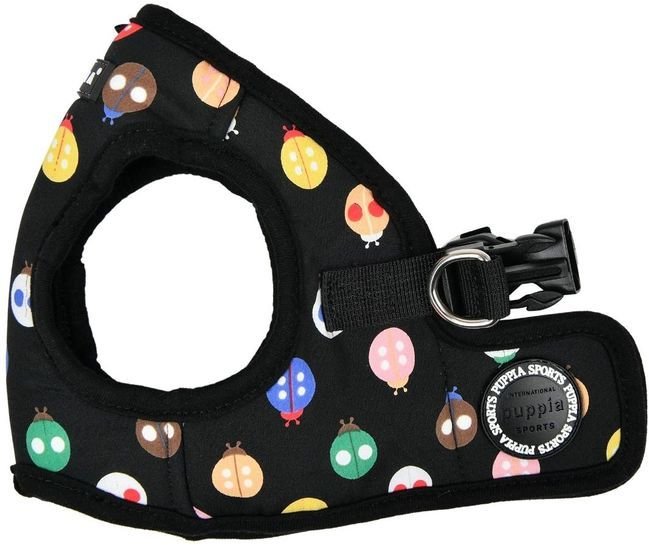 Шлейка-жилетка Puppia Lady Beetle-A PAWA-HB1957-BK-L (черный)