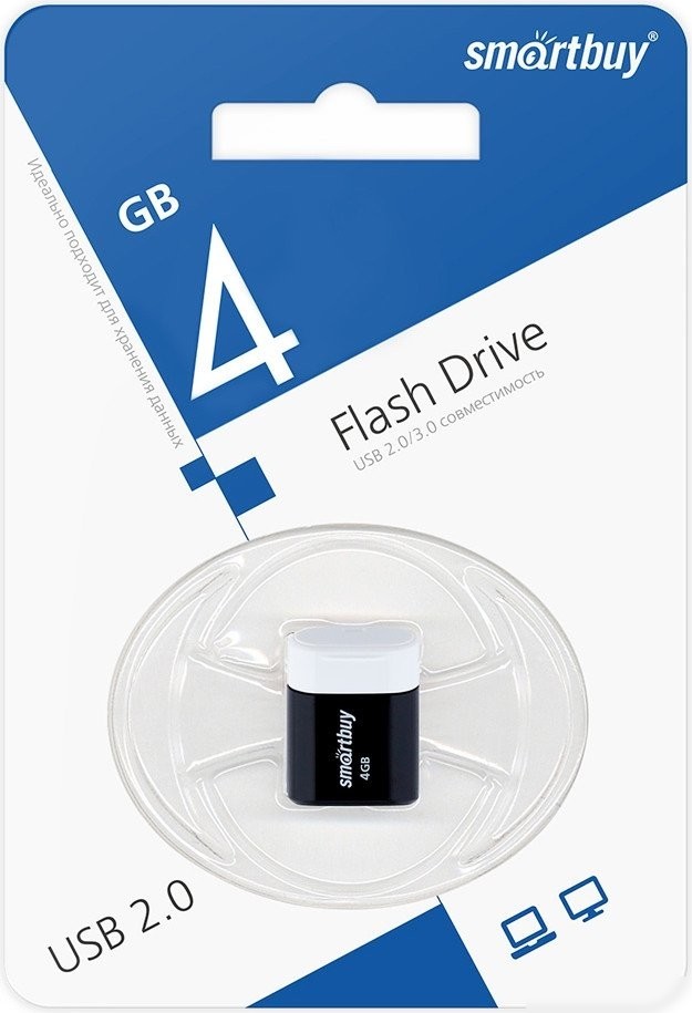 USB Flash SmartBuy Lara 4GB (черный)