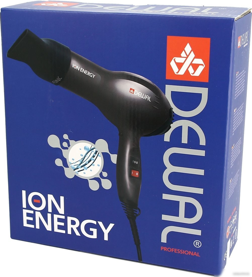 Фен Dewal ION Energy (серый) [03-8800]