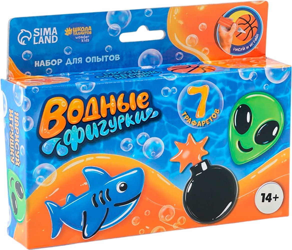 Набор для опытов Школа талантов Водные фигурки 10952701