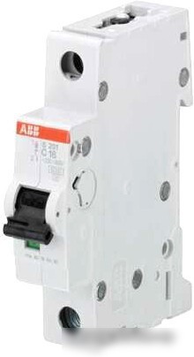 Выключатель автоматический ABB S 201 1P С 6А 6кА 1M 2CDS251001R0064 Выключатель автоматический ABB S 201 1P С 6А 6кА 1M 2CDS251001R0064