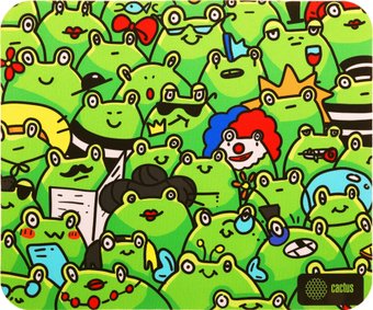 Коврик для мыши CACTUS Frogs CS-MPC-D09M