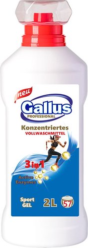 Гель для стирки Gallus Professional для спортивной одежды 3 в 1 (2 л)