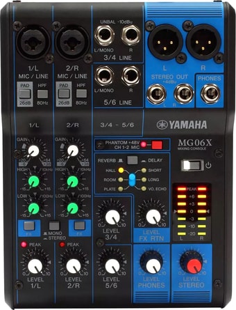 Микшерный пульт Yamaha MG-06X